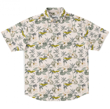 Eggshell Hawaiian Custom Printed NFO Shirt